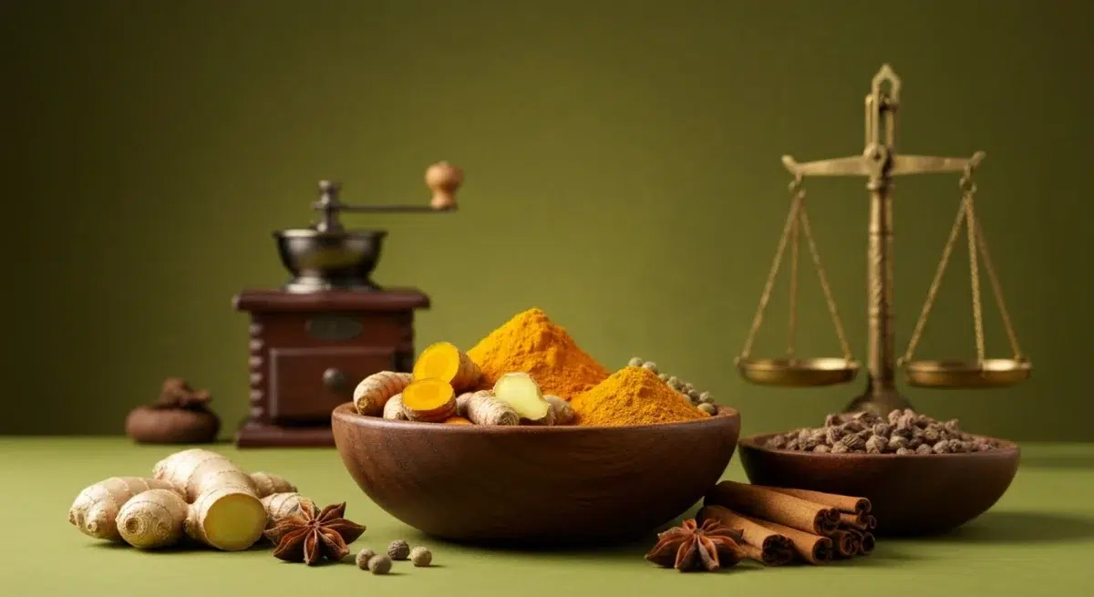 Spezie Ayurvediche: Curcuma, Zenzero e Benefici per la Salute
