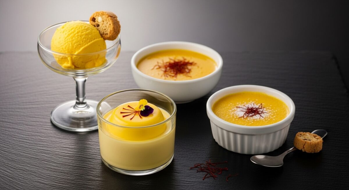 Zafferano nelle Ricette Dolci: Budino, Panna Cotta e Gelato