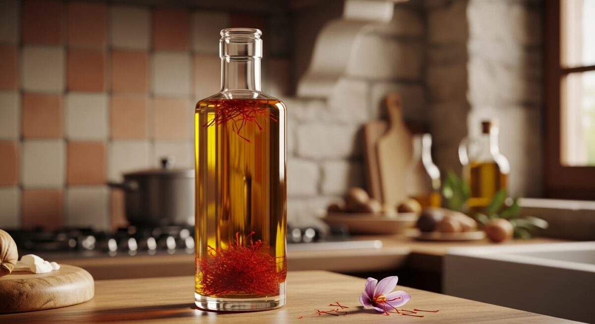 Produrre Olio Extravergine Aromatizzato allo Zafferano